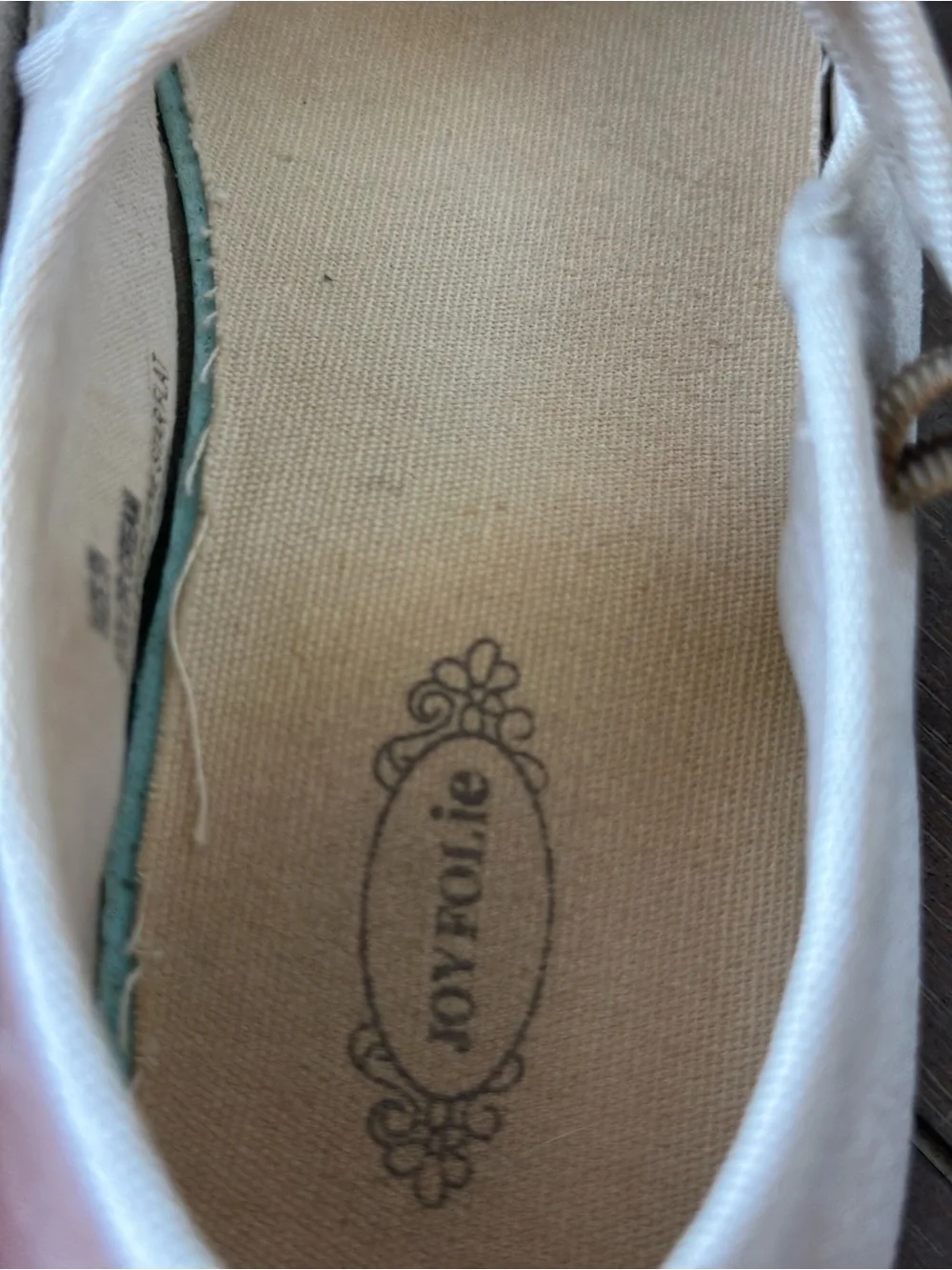 Joyfolie Girls' Mary Jane Shoes in Gray and Cream